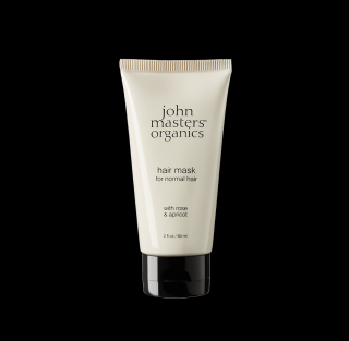 JOHN MASTERS ORGANICS Maska na vlasy s růží a meruňkou MINI 60 ml