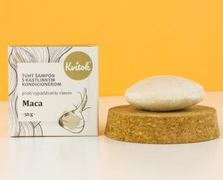 KVITOK Tuhý šampon s kondicionérem proti vypadávání vlasů Maca 50 g