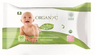 ORGANYC Dětské vlhčené hygienické ubrousky BIO 60 ks