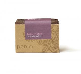 PONIO Přírodní mýdlo Dvojitá levandule 100 g
