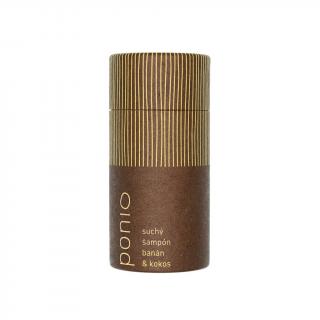 PONIO Suchý šampon Banán & kokos 40 g