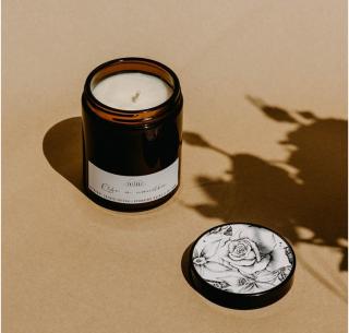 SVÍČKUJ Přírodní svíčka Růže a vanilka 180 ml