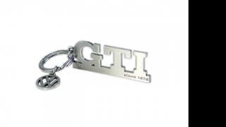 Přívěsek na klíče GTI - Since 1976 Barva: Stříbrná