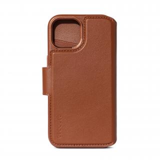 Ochranný kožený kryt Detachable Wallet pro iPhone 15 Plus | Decoded Barva krytu: Brown