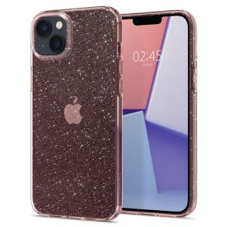 Ochranný kryt Liquid Crystal Glitter pro iPhone 14 | Rose Quartz | Spigen