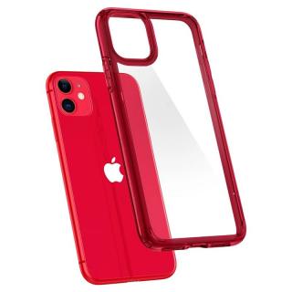 Ochranný kryt Ultra Hybrid pro iPhone 11 | Spigen Barva krytu: Red
