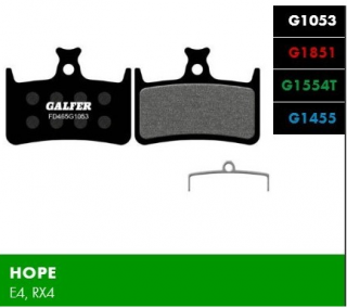 Galfer FD465 Performance G1053 brzdové destičky pro Hope