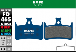 Galfer FD465 Road G1455 brzdové destičky pro Hope