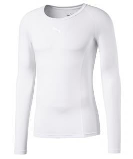 PUMA  LIGA Baselayer Tee LS Jr  sportovní tričko* 128, Bílá