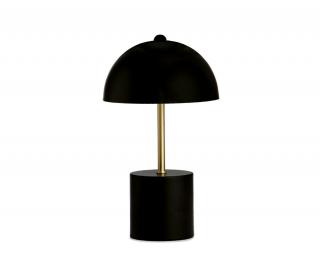 Andrea House, Industriální kovová stolní lampa IL71049 | černá, žlutá