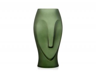 Andrea House, Skleněná váza Owl CR70133 | zelená