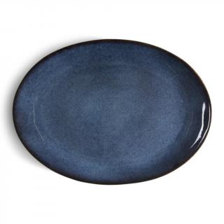 Bitz,Oválná mísa na servírování  Oval 45 x 34 cm Black/Dark Blue | tmavě modrá