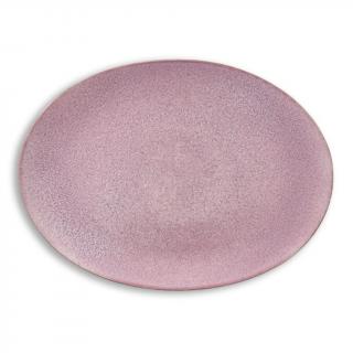 Bitz,Oválná mísa na servírování  Oval 45 x 34 cm Grey/Light Pink | růžová