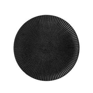 Bloomingville, Černý kameninový talíř Neri - 18 cm| černá