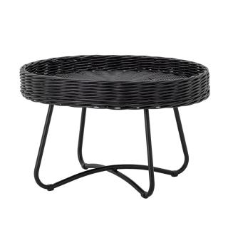 Bloomingville, Kovový stolek Hattie - 60 cm | černá