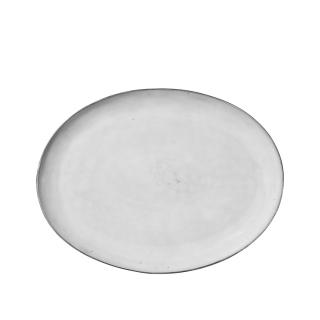 Broste, Talíř oválný Nordic Sand, 26,5 x 35,5  cm | béžová