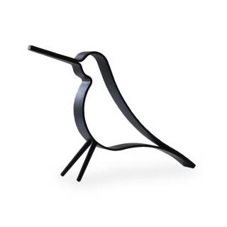 Cooee Design, Dřevěný dekorativní ptáček Woody Bird, velký | černá