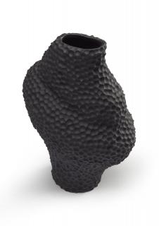 Cooee Design, Keramická váza Isla Black, 32 cm | černá