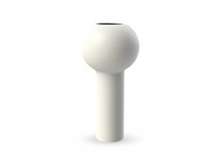 Cooee Design, Keramická váza Pillar White, 24 cm | bílá