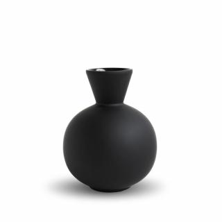 Cooee Design, Keramická váza Trumplet Black, malá  | černá