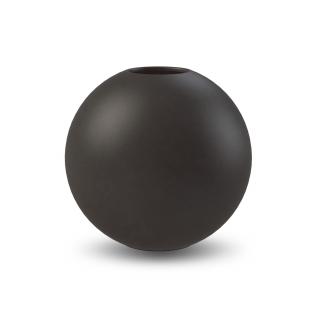 Cooee Design, Kulatá váza Ball Black | černá Velikost: 20 cm
