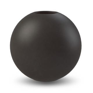 Cooee Design, Kulatá váza Ball Black | černá Velikost: 30 cm