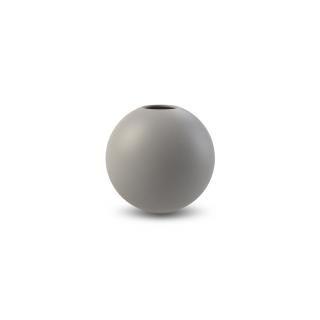 Cooee Design, Kulatá váza Ball Grey | šedá Velikost: 10 cm