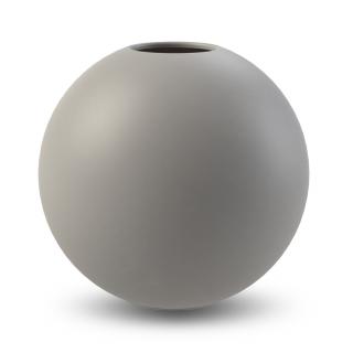 Cooee Design, Kulatá váza Ball Grey | šedá Velikost: 30 cm