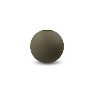 Cooee Design, Kulatá váza Ball Olive | olivová Velikost: 10 cm