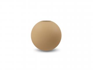 Cooee Design, Kulatá váza Ball Peanut | béžová Velikost: 10 cm