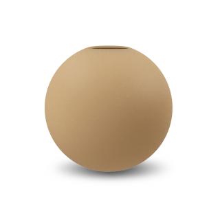 Cooee Design, Kulatá váza Ball Peanut | béžová Velikost: 20 cm