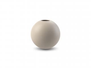 Cooee Design, Kulatá váza Ball Sand | béžová Velikost: 10 cm