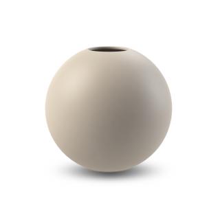 Cooee Design, Kulatá váza Ball Sand | béžová Velikost: 20 cm