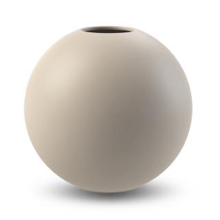 Cooee Design, Kulatá váza Ball Sand | béžová Velikost: 30 cm