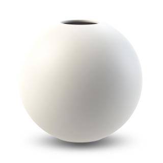 Cooee Design, Kulatá váza Ball White | bílá Velikost: 30 cm