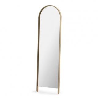 Cooee Design, Stojací zrcadlo v dřevěným rámu Woody Floor, 170x53 cm | přírodní