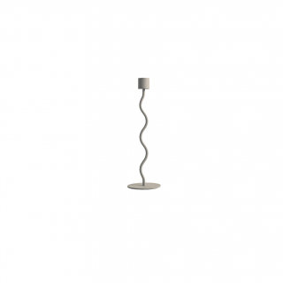 Cooee Design, Svícen Candleholder Curved, 23 cm | béžová