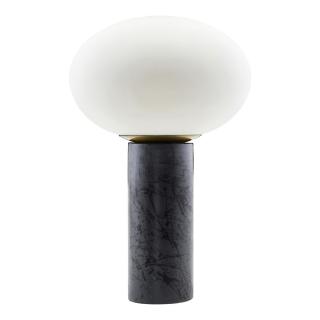 House Doctor, Stolní lampa Opal White/Black, 45 cm| bílá, černá