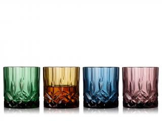Lyngby Glas, Sklenice na whisky Sorrento 350 ml 4 ks | barevná