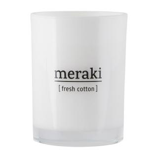 Meraki, Vonná svíčka FRESH COTTON 10,5cm