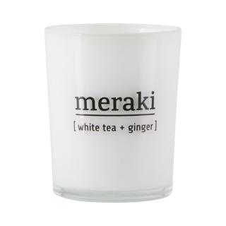 Meraki, Vonná svíčka WHITE TEA&GINGER 6,7cm