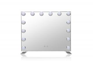 MMIRO, SR606, Hollywoodské make-up zrcadlo s osvětlením 60 x 50 cm | stříbrná