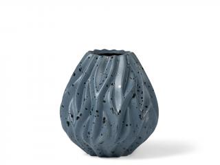 Morso, Porcelánová váza Flame Blue, 19 cm Blue | modrá