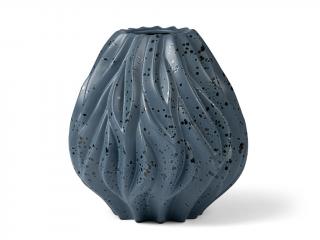 Morso, Porcelánová váza Flame Blue, 23 cm Blue | modrá