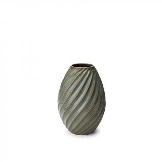 Morso, Porcelánová váza River Green, 16 cm | zelená