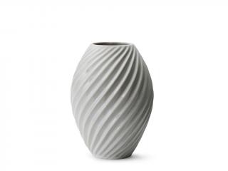 Morso, Porcelánová váza River White, 21 cm | bílá