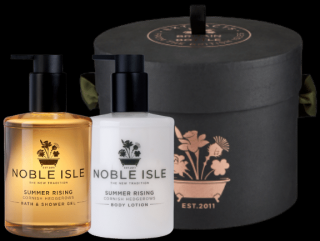 Noble Isle, Dárková sada sprchový gel a tělové mléko Summer Rising Duo Gift Set | 2 x 250ml