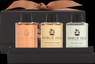 Noble Isle, Sada koupelových a sprchových gelů Fresh & Clean Bath & Shower Trio | 3 x 75ml