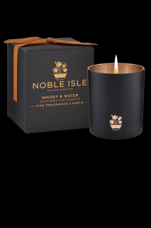 Noble Isle, Vonná svíčka Whisky & Water Fine Fragrance Candle 200gr