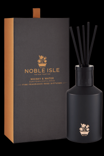Noble Isle, Vonný difuzér Whisky & Water Fine Fragrance Reed Diffuser 180ml